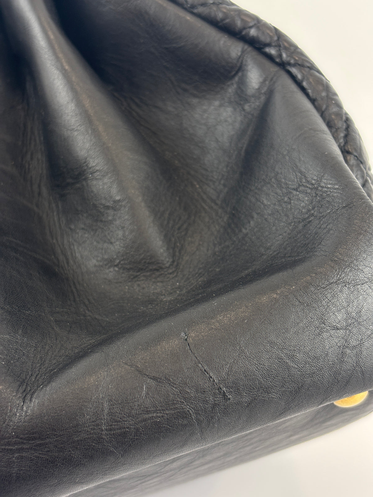 Black Quilted Large Just Mademoiselle Bowling Bag