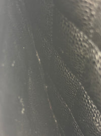 Classic Jumbo Single Flap Black Caviar SHW