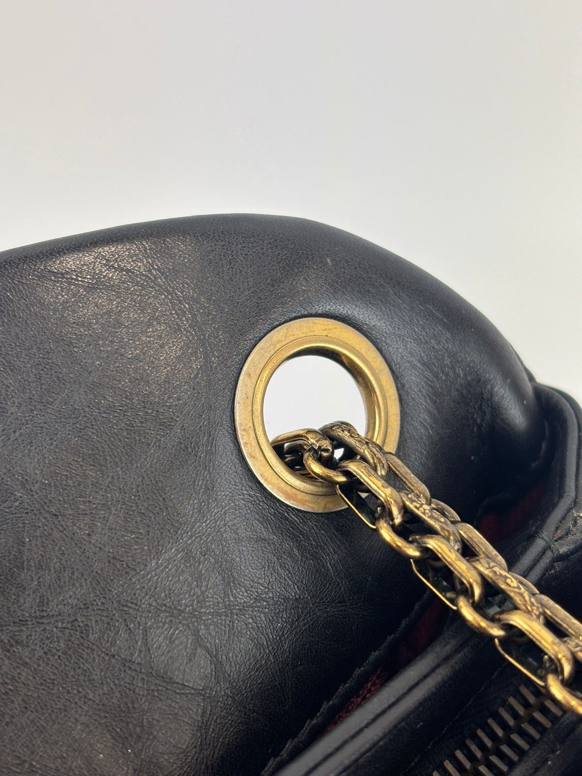 Black Quilted Large Just Mademoiselle Bowling Bag