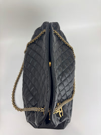 Black Quilted Large Just Mademoiselle Bowling Bag