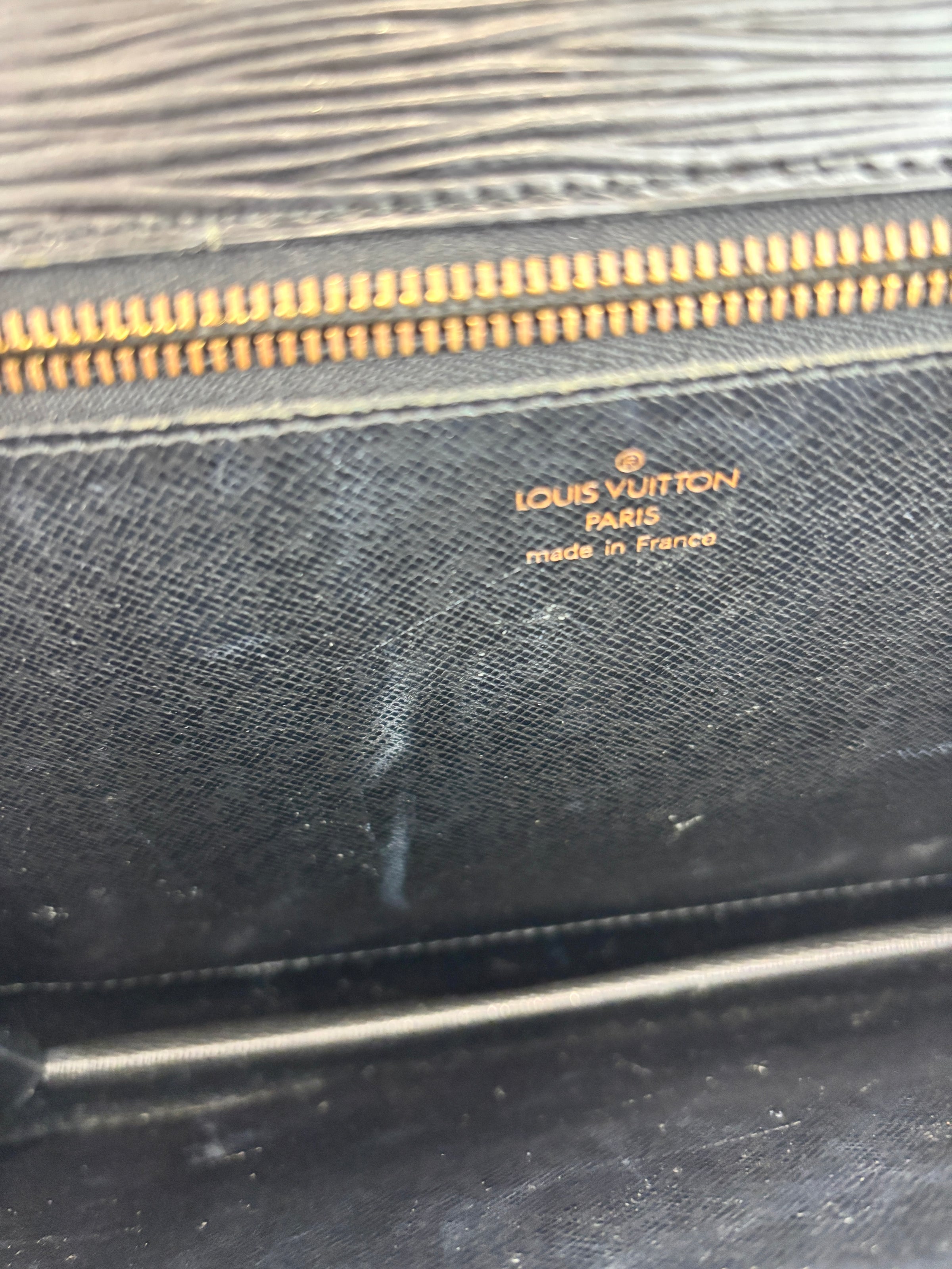 Monceau Black Epi Leather