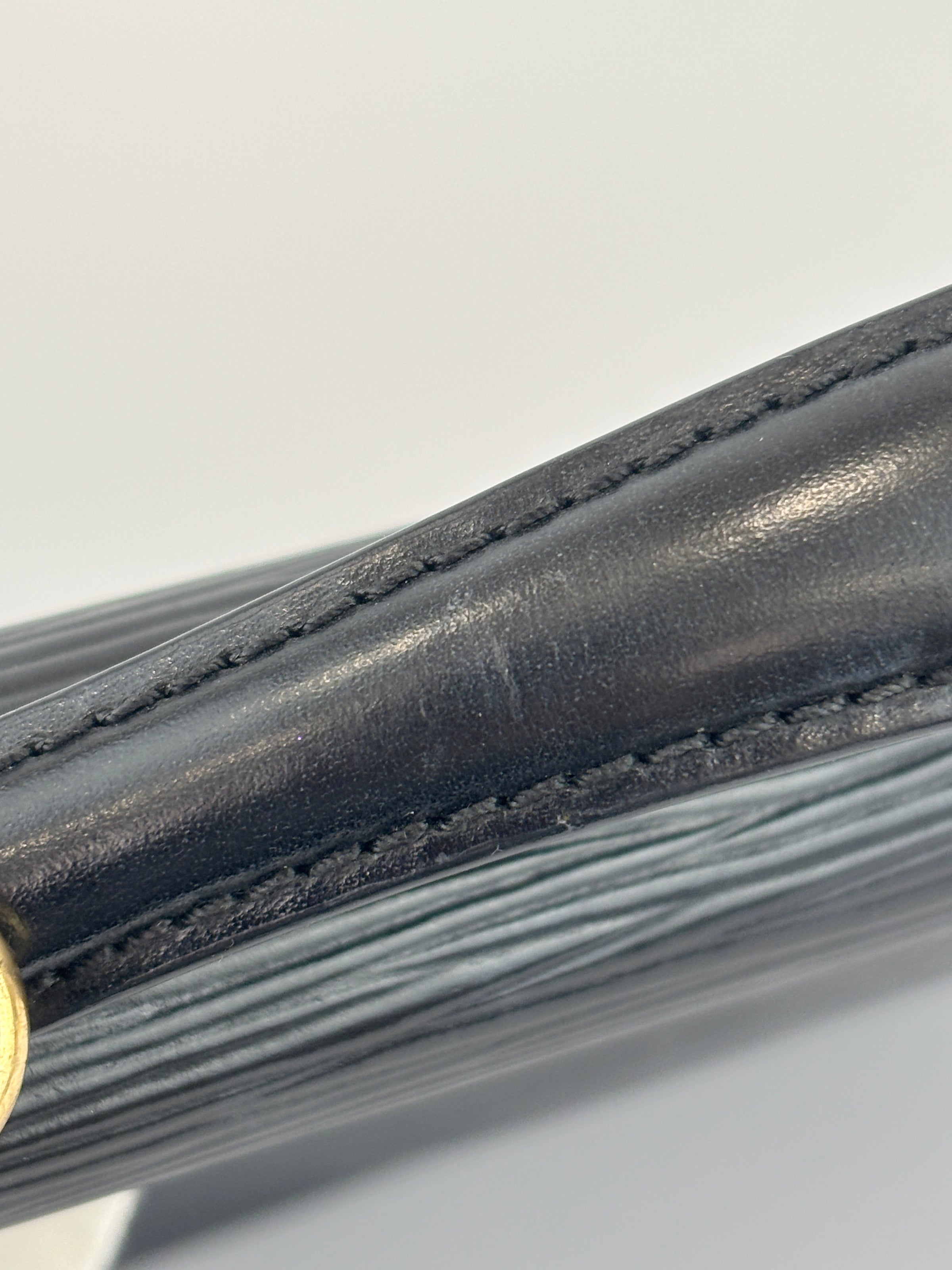 Monceau Black Epi Leather