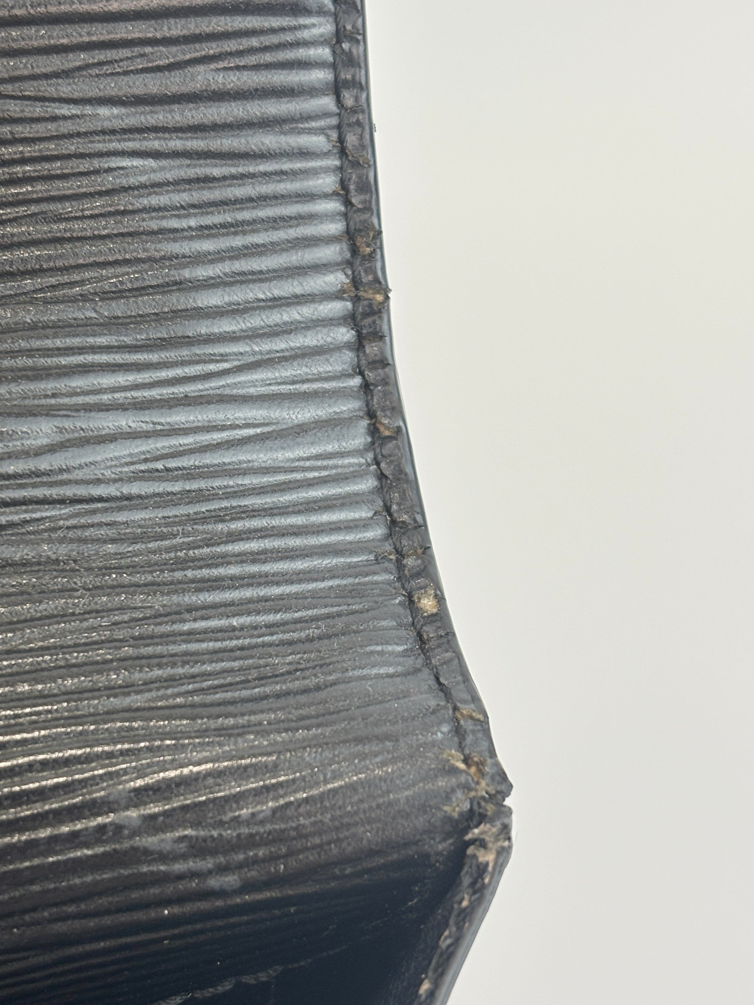 Monceau Black Epi Leather