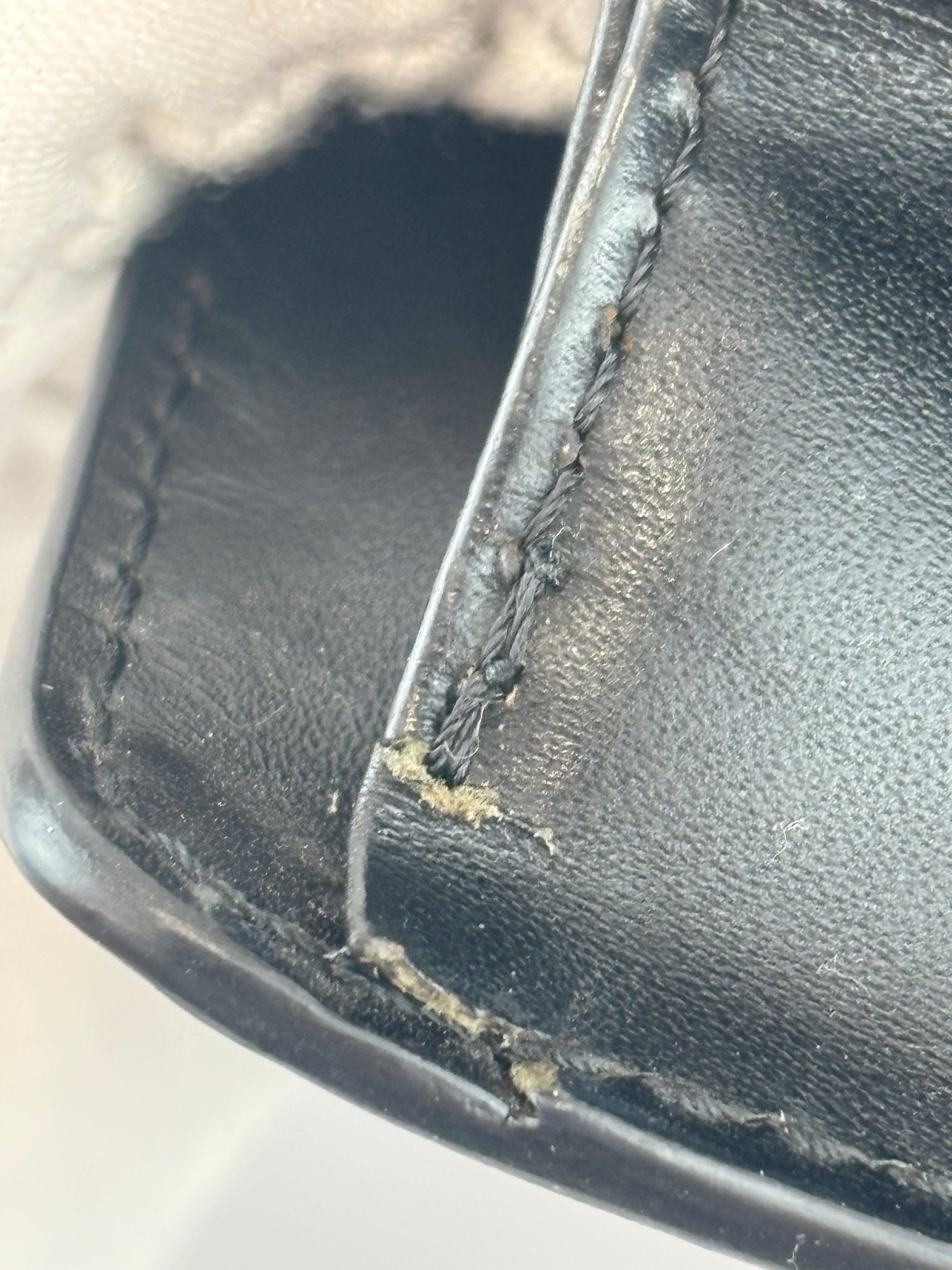 Monceau Black Epi Leather