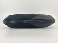 Web Horsebit GG Canvas Shoulder Bag Black