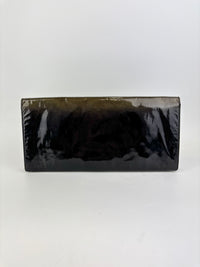 BP0110 Vernice Sfumata Grigio / Argento Ombre Patent Clutch