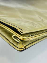 BP0110 Vernice Sfumata Grigio / Argento Ombre Patent Clutch