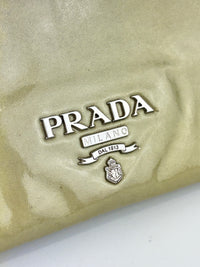 BP0110 Vernice Sfumata Grigio / Argento Ombre Patent Clutch