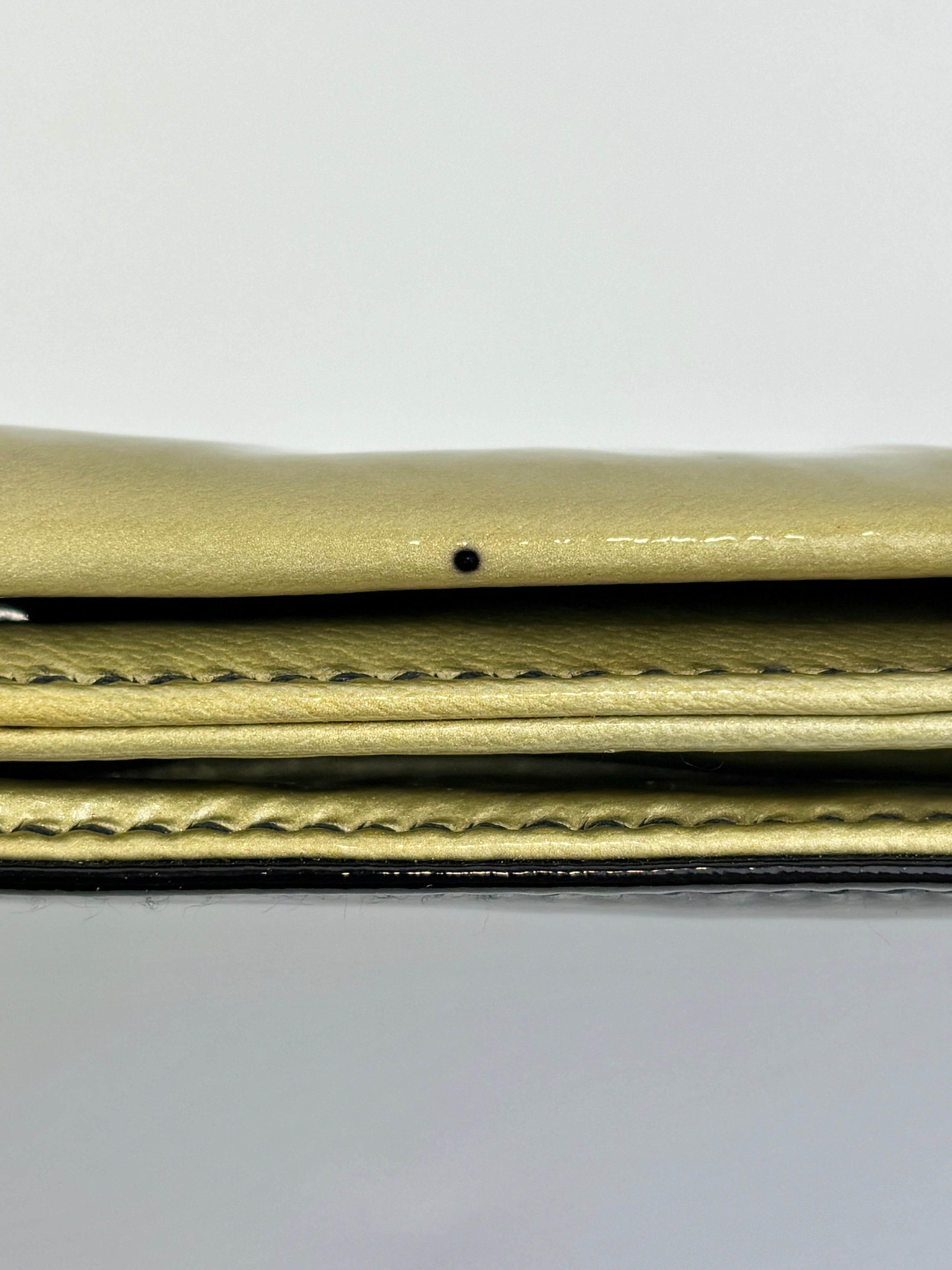 BP0110 Vernice Sfumata Grigio / Argento Ombre Patent Clutch