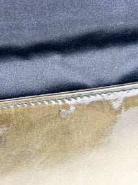 BP0110 Vernice Sfumata Grigio / Argento Ombre Patent Clutch