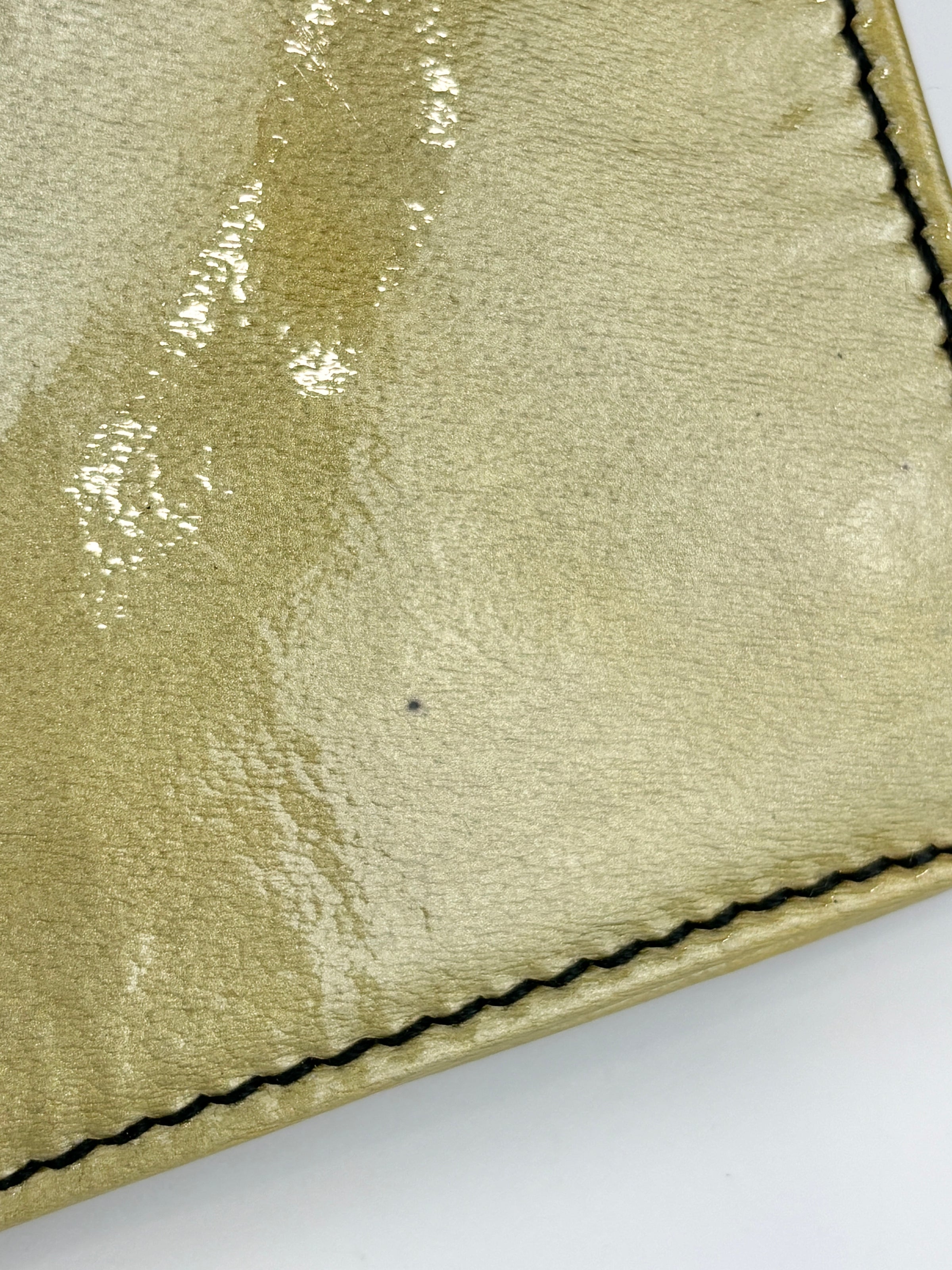 BP0110 Vernice Sfumata Grigio / Argento Ombre Patent Clutch