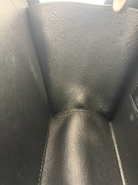 Studio Mini Round Bag Black Smooth Leather