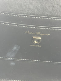 Studio Mini Round Bag Black Smooth Leather