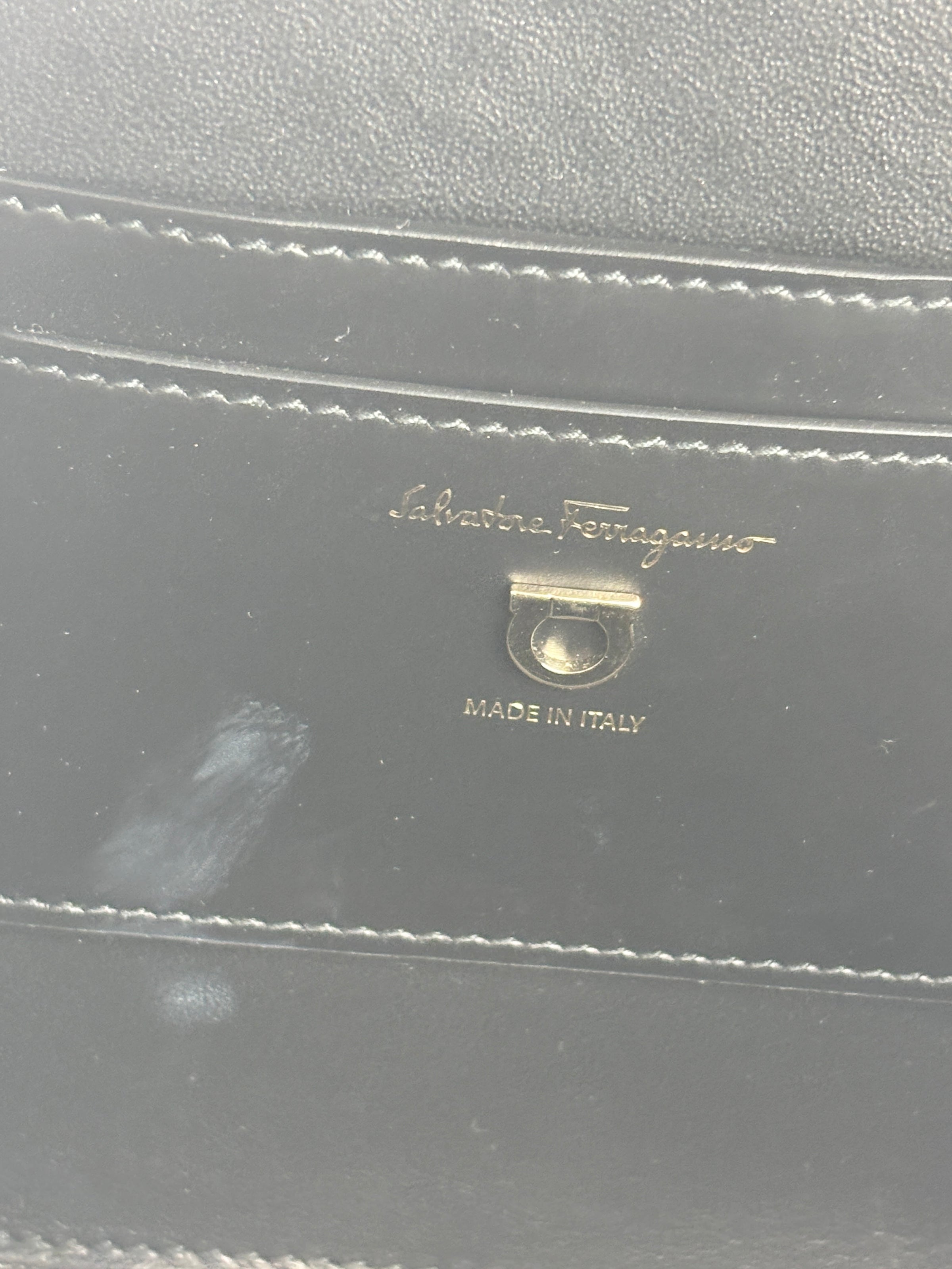 Studio Mini Round Bag Black Smooth Leather