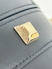 Studio Mini Round Bag Black Smooth Leather
