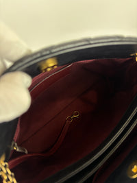 Black Quilted Large Just Mademoiselle Bowling Bag