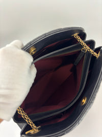 Black Quilted Large Just Mademoiselle Bowling Bag