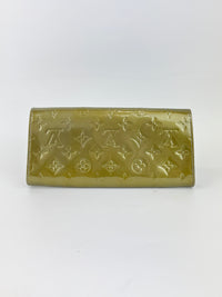 Gris Art Deco Monogram Vernis Sunset Boulevard Bag