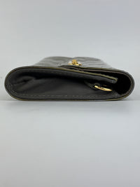 Gris Art Deco Monogram Vernis Sunset Boulevard Bag