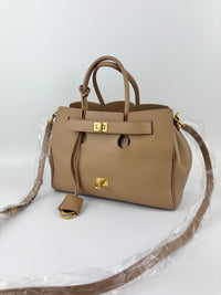 Small Bel Air Carry All Bag Latte Smooth Calfskin