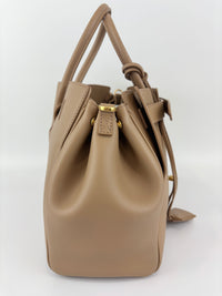 Small Bel Air Carry All Bag Latte Smooth Calfskin
