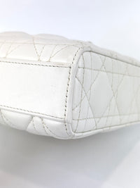 Medium Lady D-Joy Bag in Latte Cannage Lambskin 10-MA-1221 - Glampot