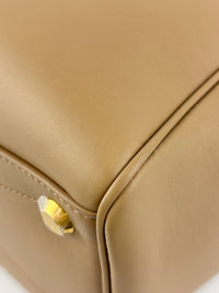 Small Bel Air Carry All Bag Latte Smooth Calfskin