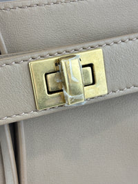 Small Bel Air Carry All Bag Latte Smooth Calfskin