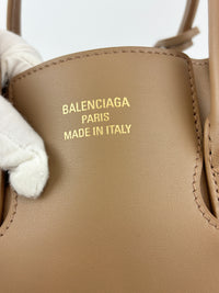 Small Bel Air Carry All Bag Latte Smooth Calfskin