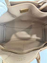 Small Bel Air Carry All Bag Latte Smooth Calfskin