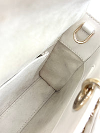Medium Lady D-Joy Bag in Latte Cannage Lambskin 10-MA-1221 - Glampot