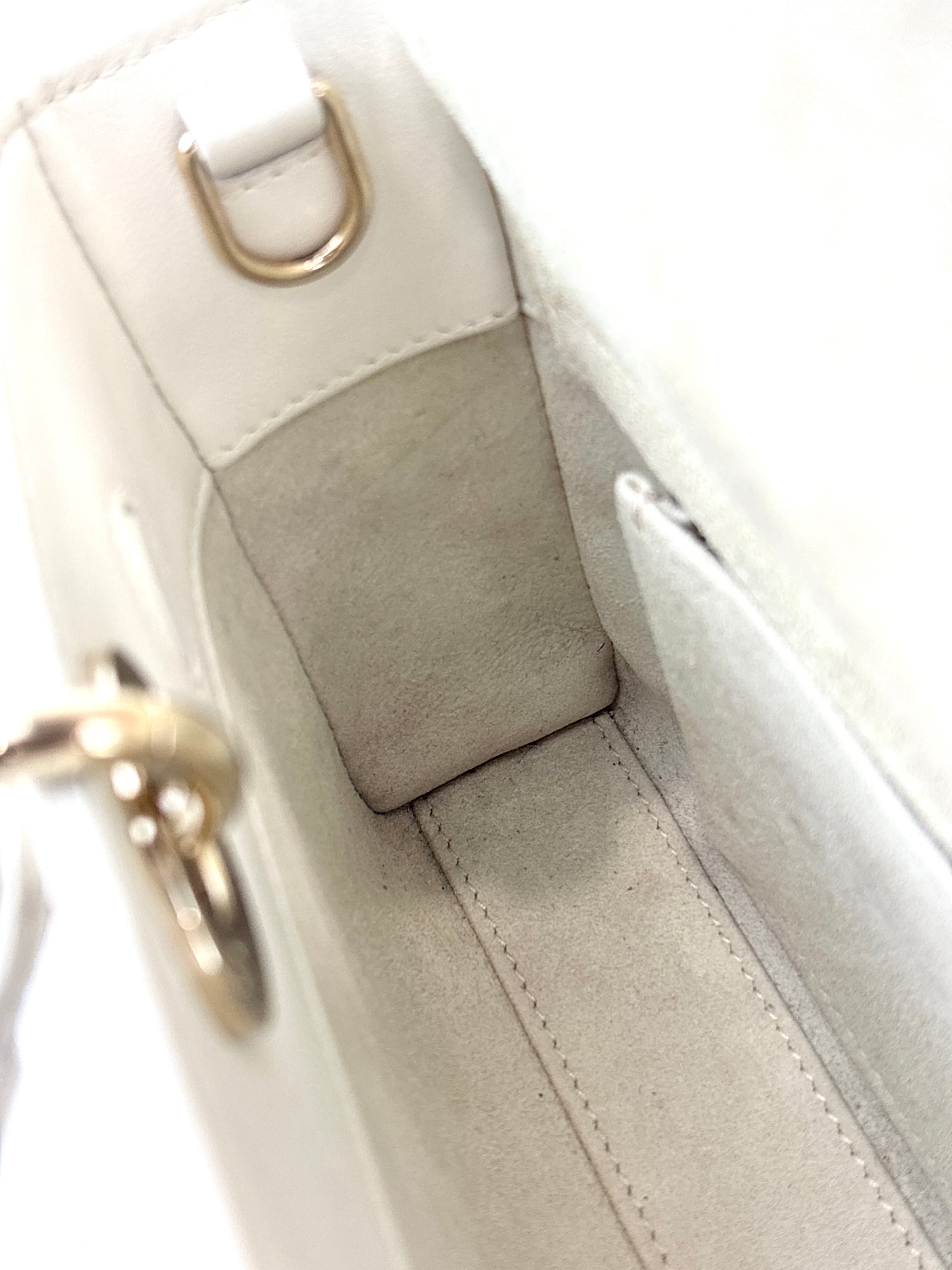 Medium Lady D-Joy Bag in Latte Cannage Lambskin 10-MA-1221 - Glampot