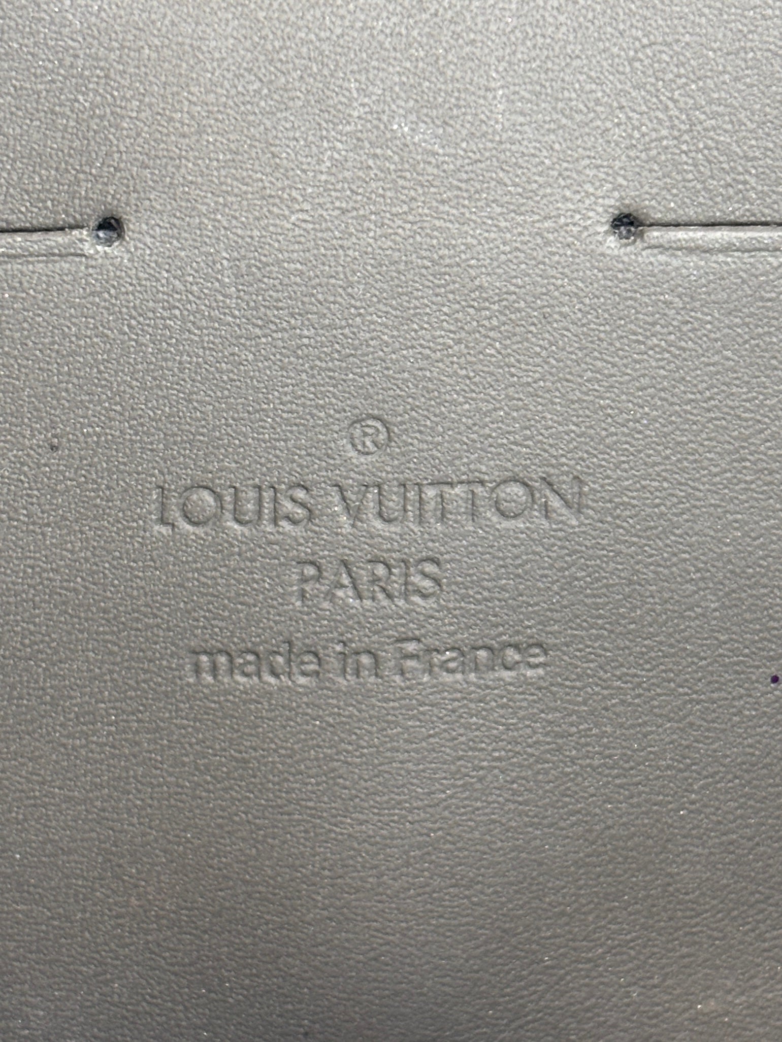 Gris Art Deco Monogram Vernis Sunset Boulevard Bag