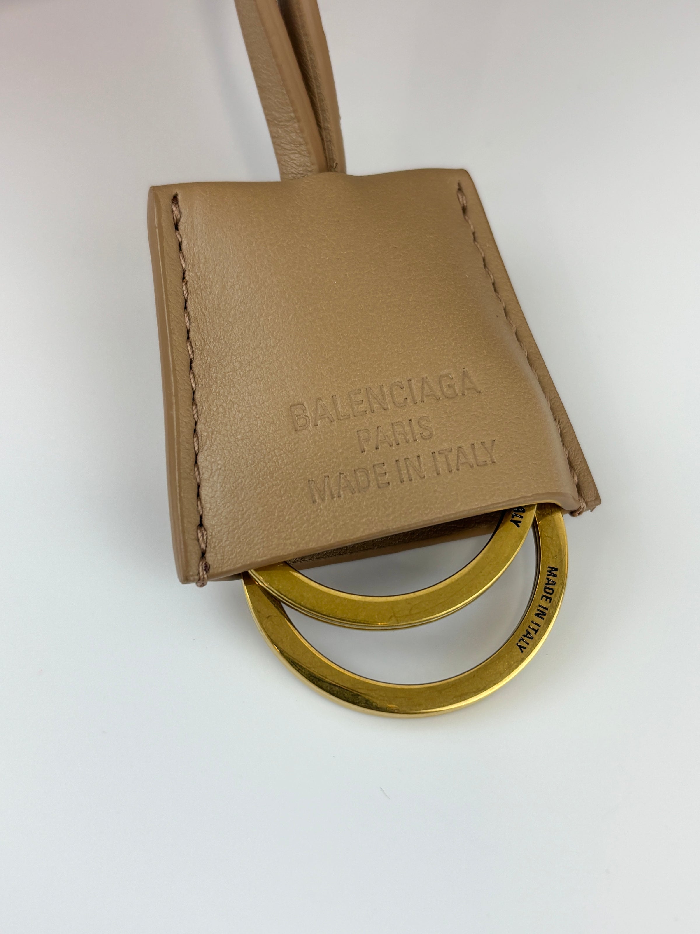 Small Bel Air Carry All Bag Latte Smooth Calfskin