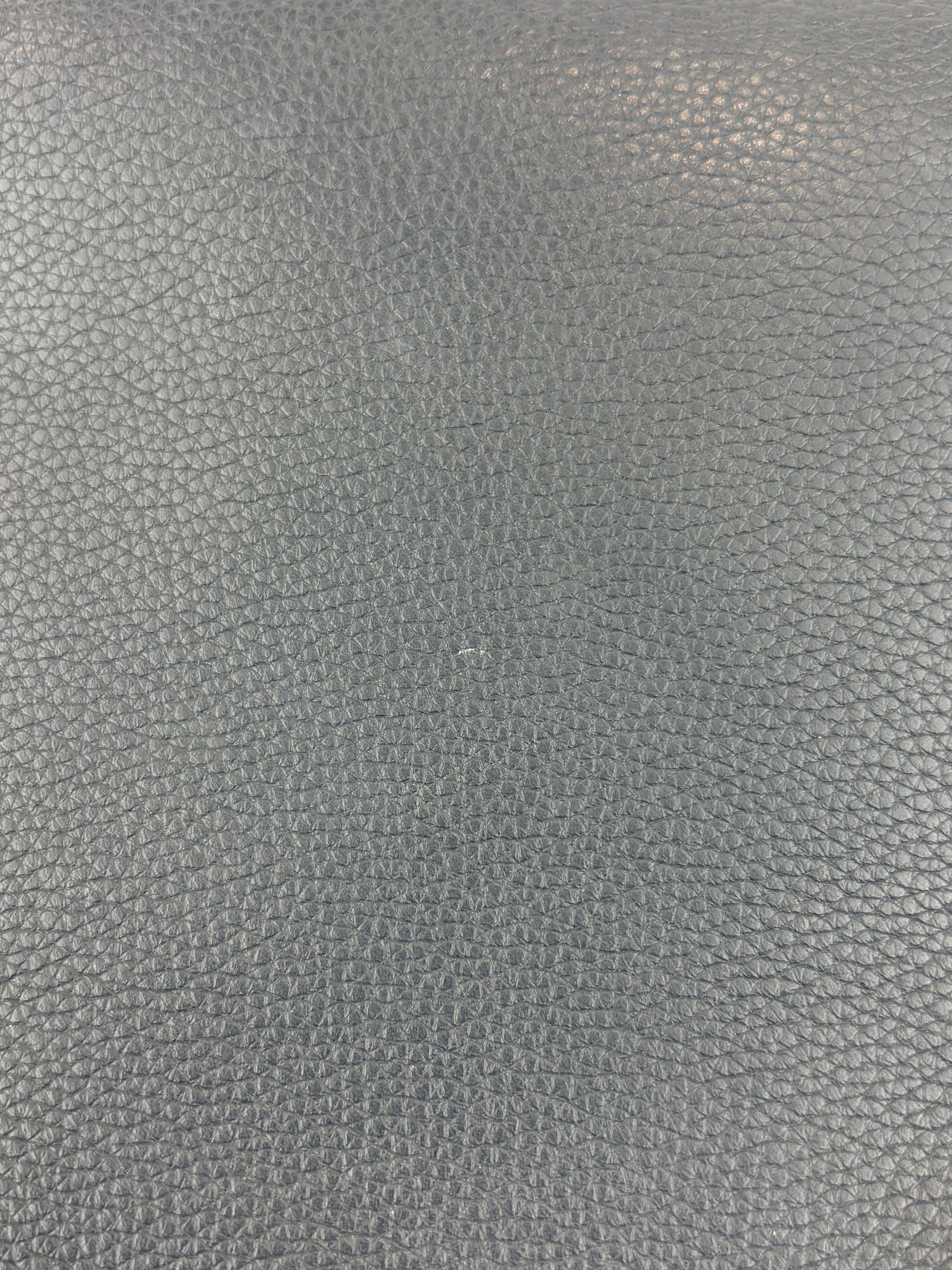Medium Trapeze Blue Grained Calfskin/Suede