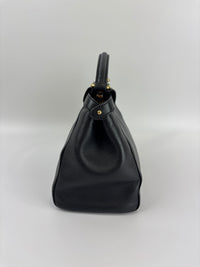8BN244 Black Nappa Leather Mini Peekaboo