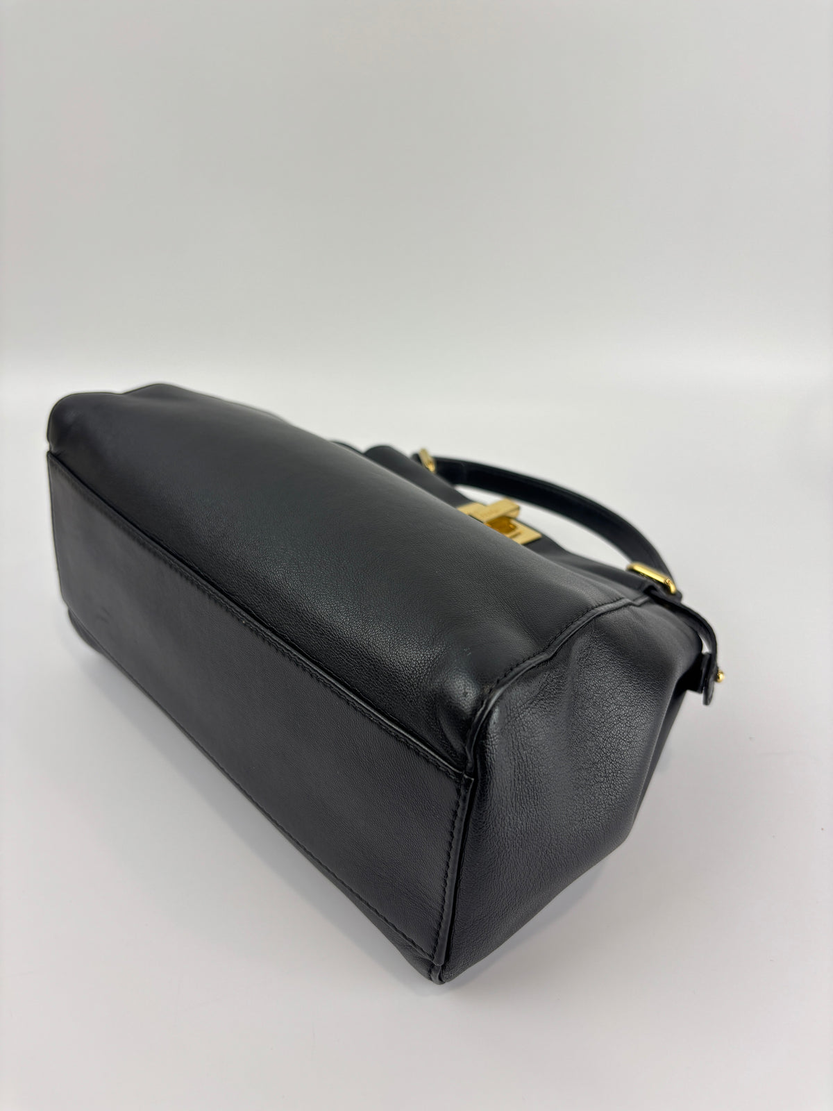 8BN244 Black Nappa Leather Mini Peekaboo