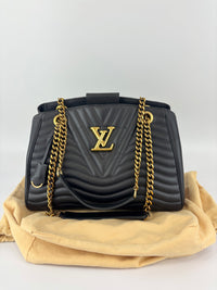 New Wave Chain Tote Black