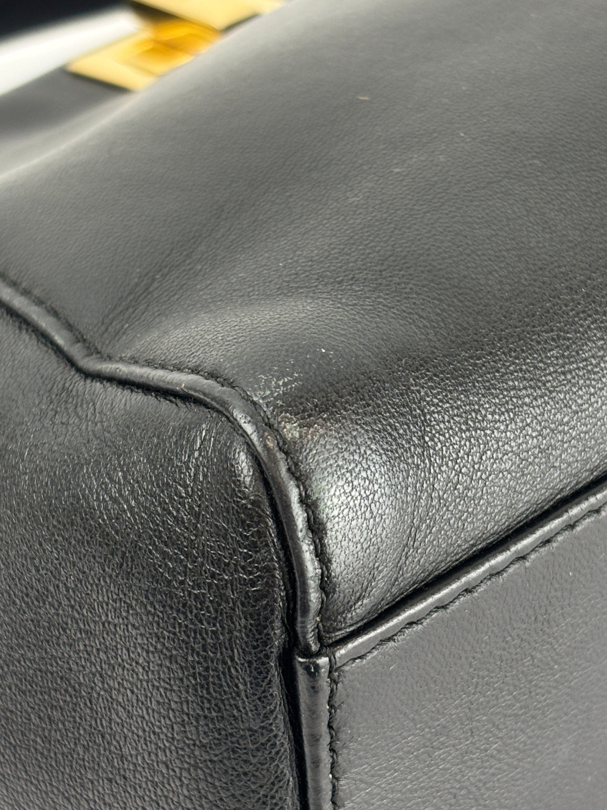 8BN244 Black Nappa Leather Mini Peekaboo