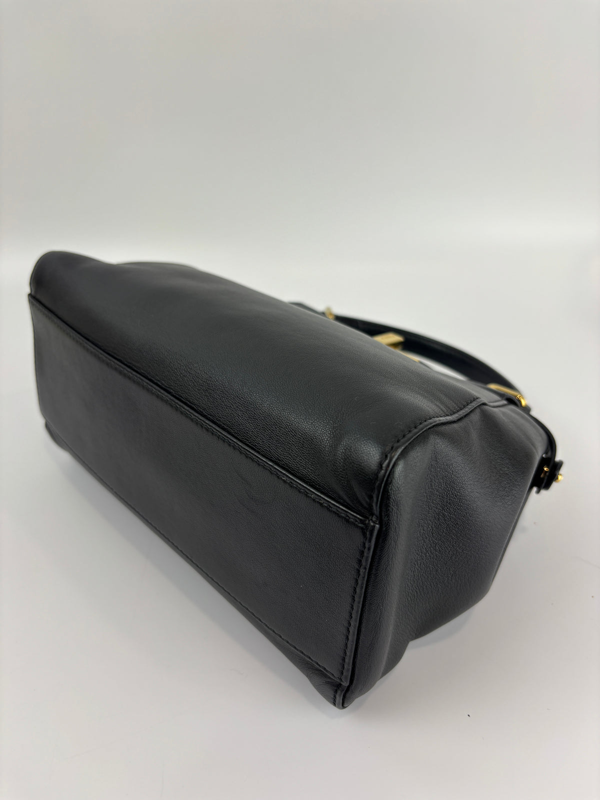 8BN244 Black Nappa Leather Mini Peekaboo