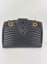 New Wave Chain Tote Black