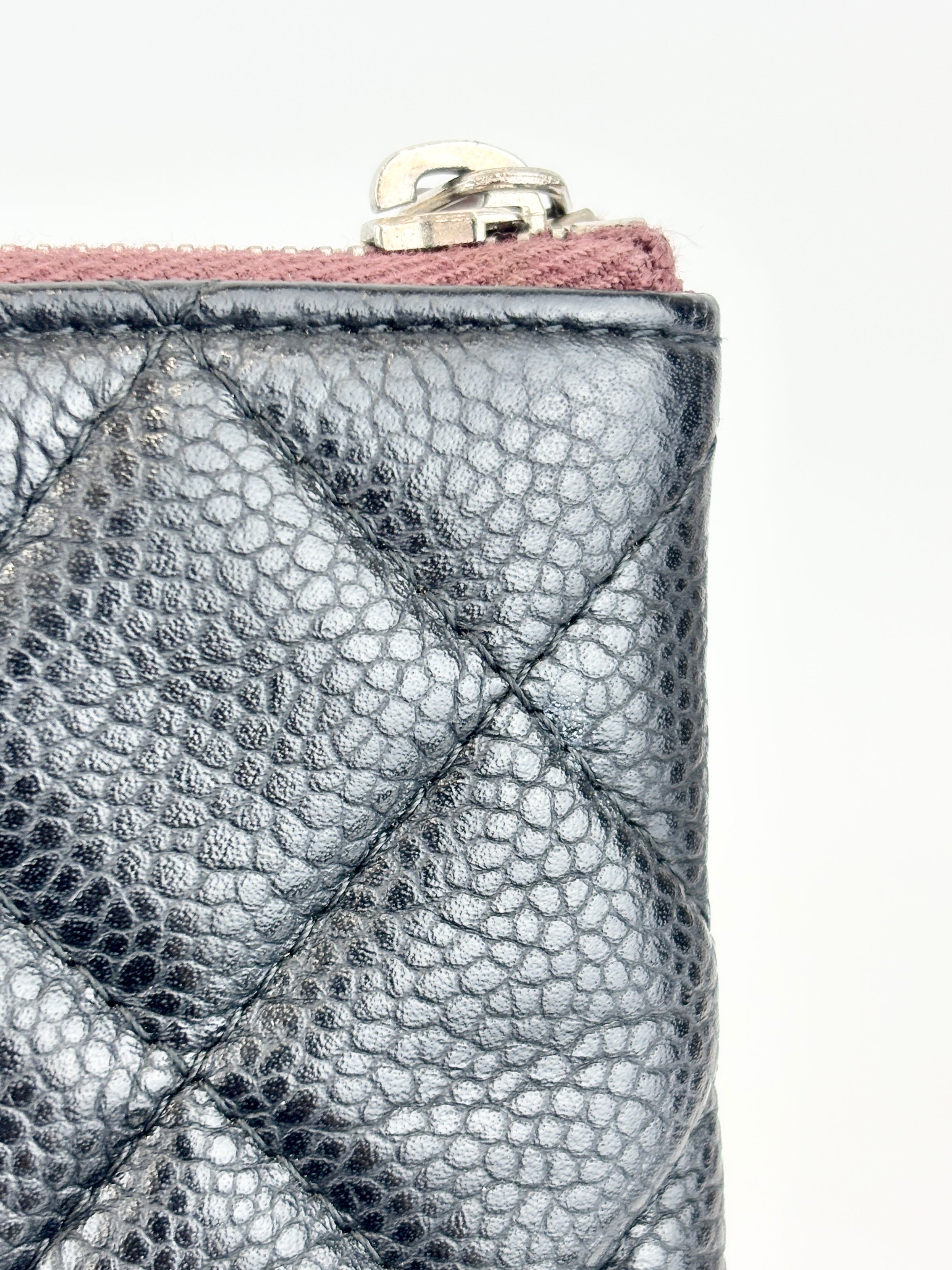A69251 Large O Case Black Caviar SHW