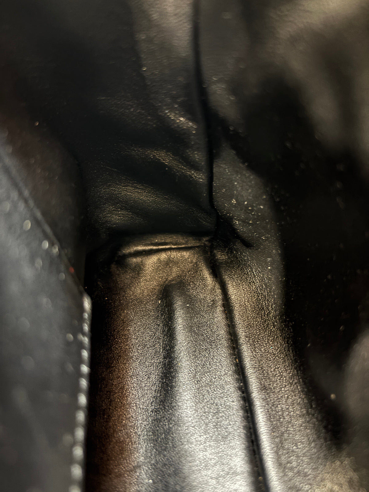 8BN244 Black Nappa Leather Mini Peekaboo