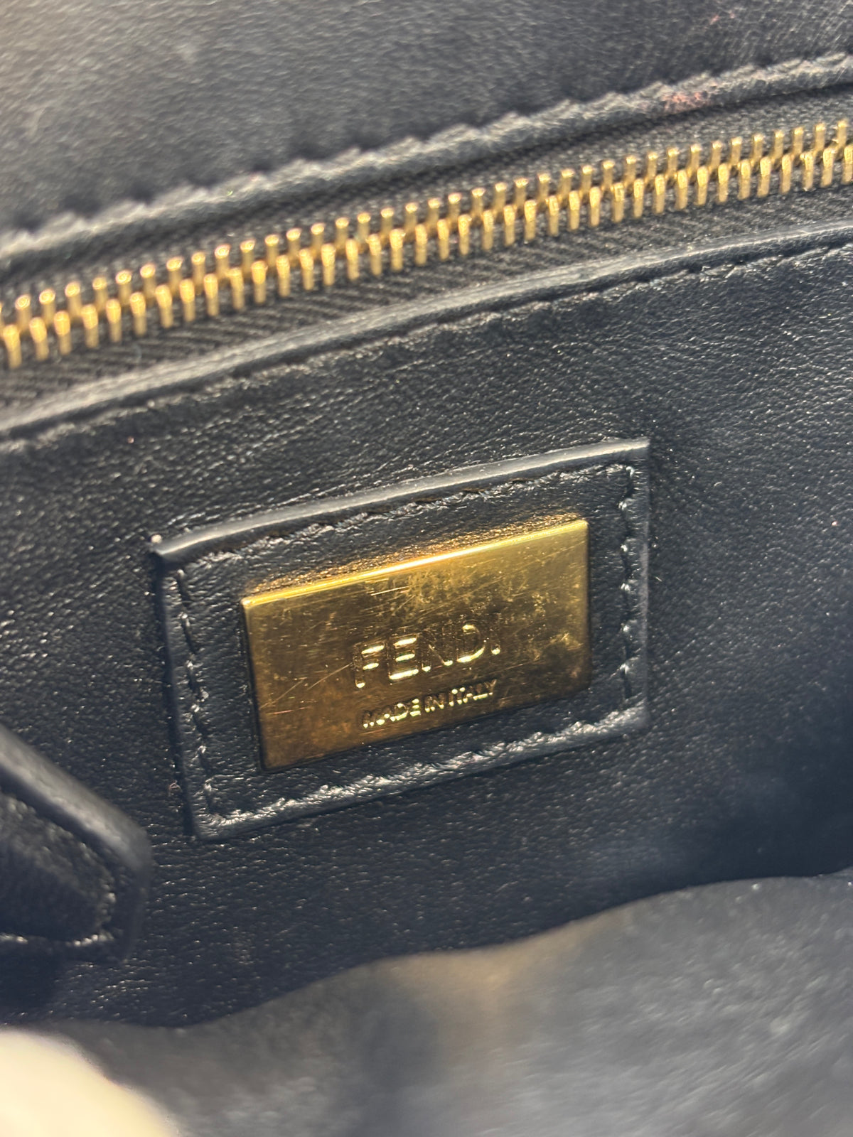8BN244 Black Nappa Leather Mini Peekaboo