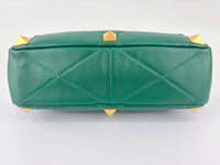 Roman Stud Medium Chain Bag Green