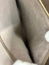 Onthego MM Bicolour Monogram Empreinte Leather Tourterelle / Crème
