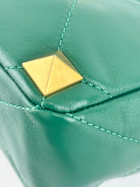 Roman Stud Medium Chain Bag Green