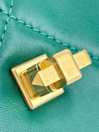 Roman Stud Medium Chain Bag Green