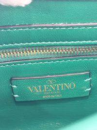 Roman Stud Medium Chain Bag Green