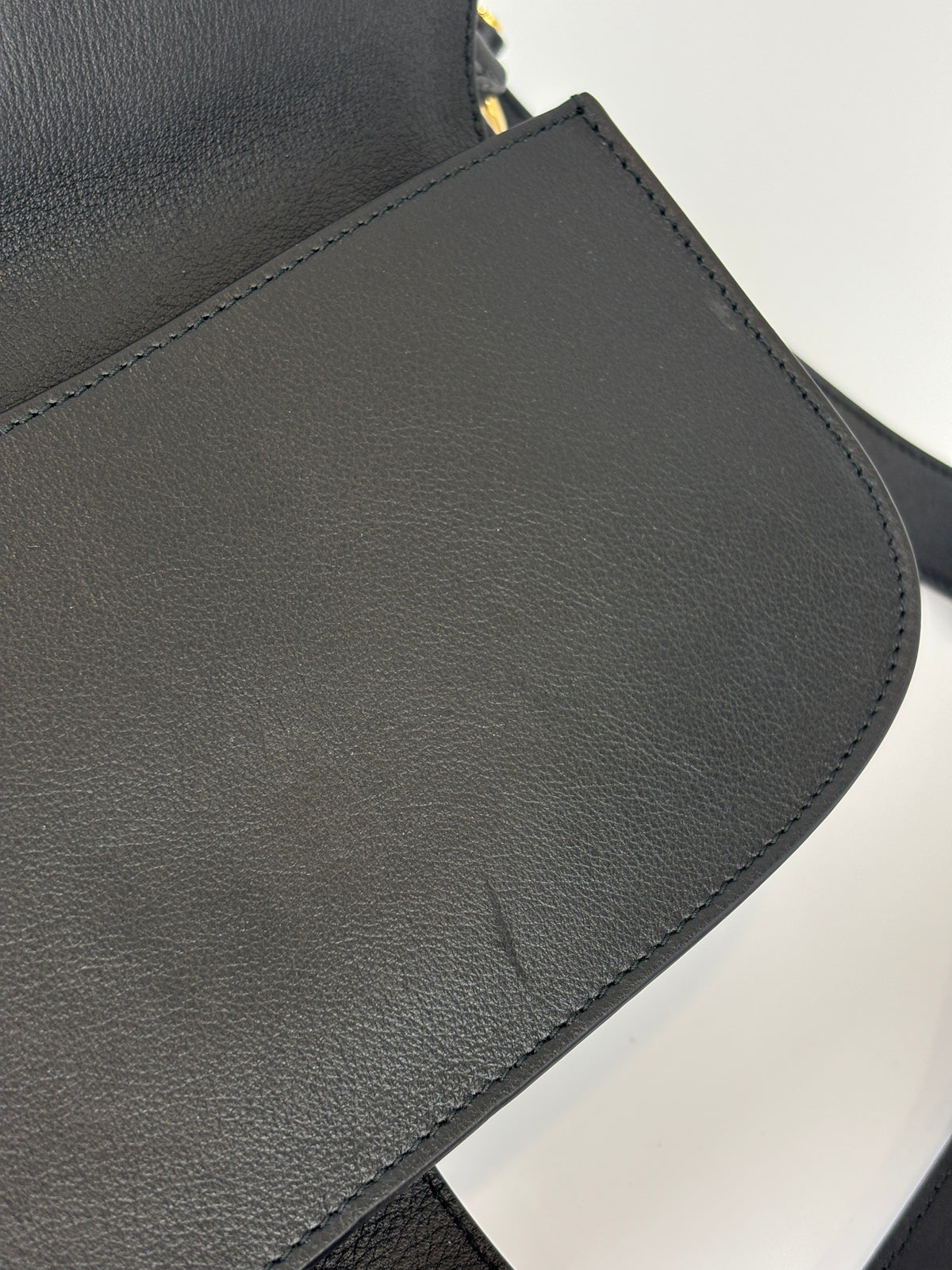 Blondie GG Supreme Smooth Leather Belt Bag in Black GHW